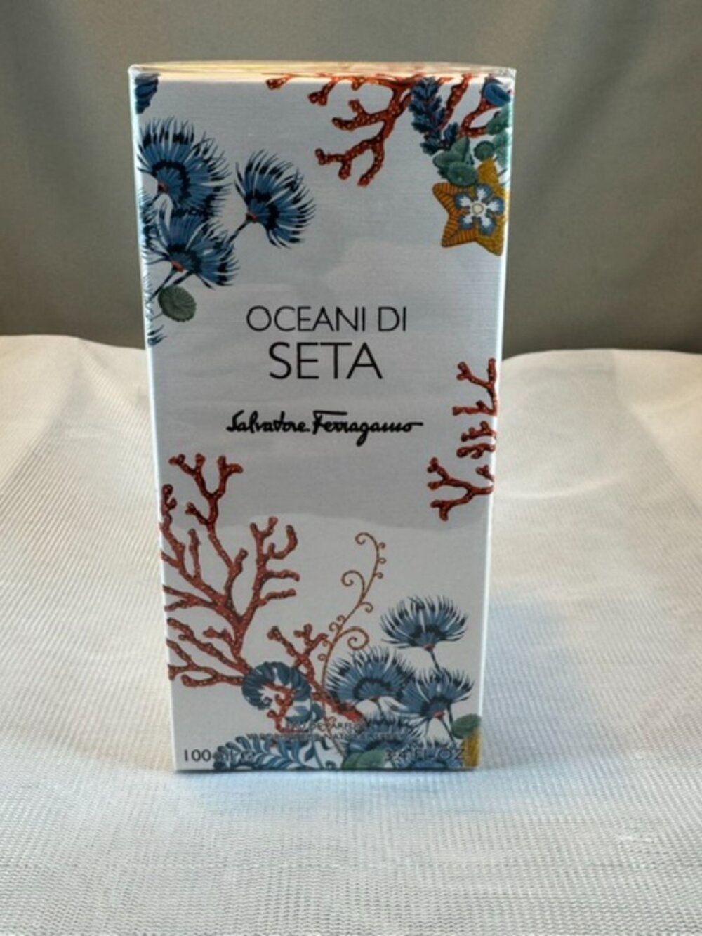 Salvatore Ferragamo Oceani Di Seta EDP Spray Unisex 3.4oz New In Box $125